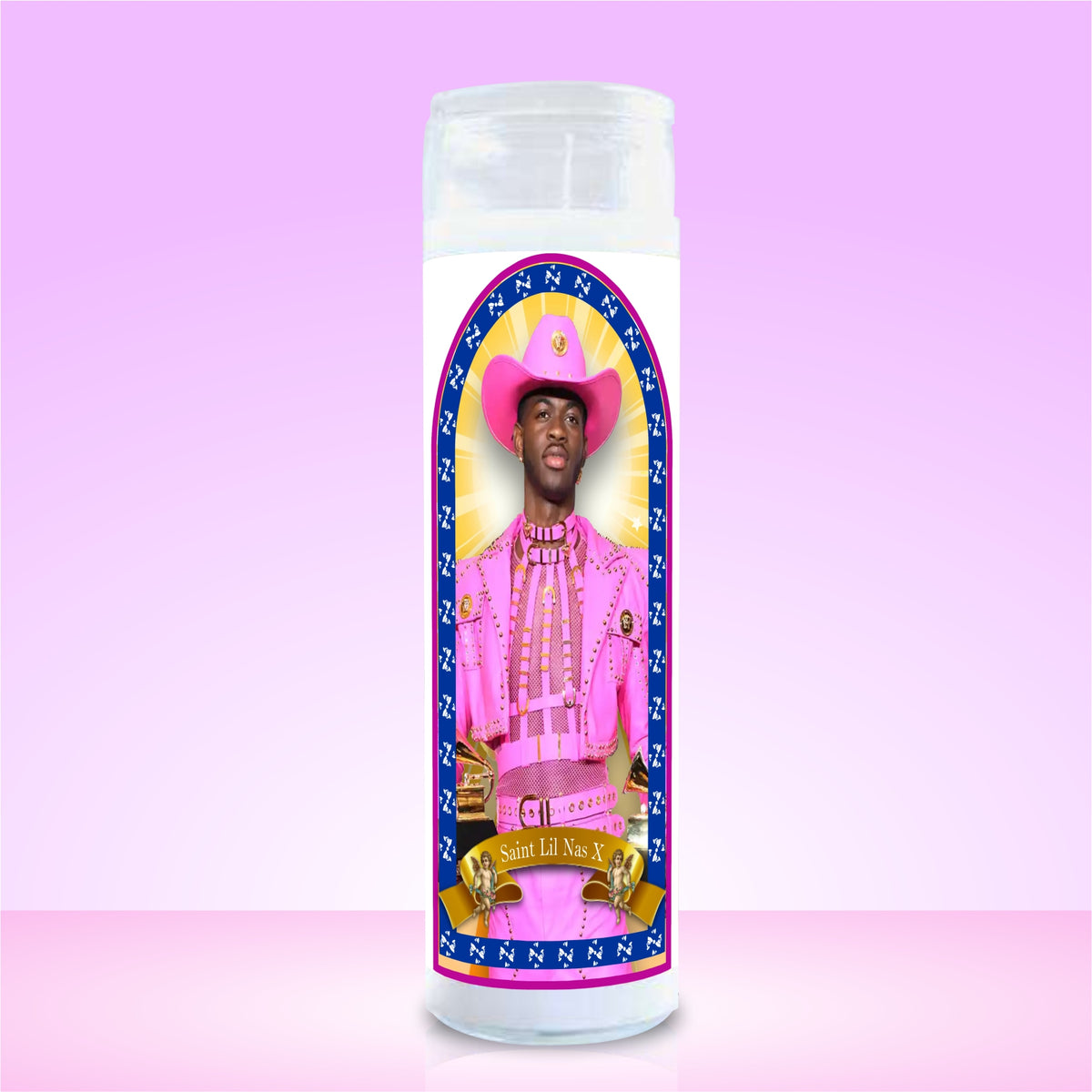 Novelty Celebrity Scented Prayer Candle Gift. Lil Nas X (Copy)