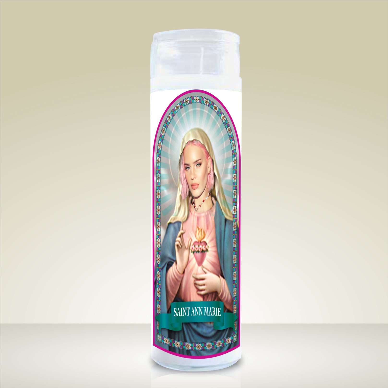 Novelty Celebrity Scented Prayer Candle Gift. Ann Marie
