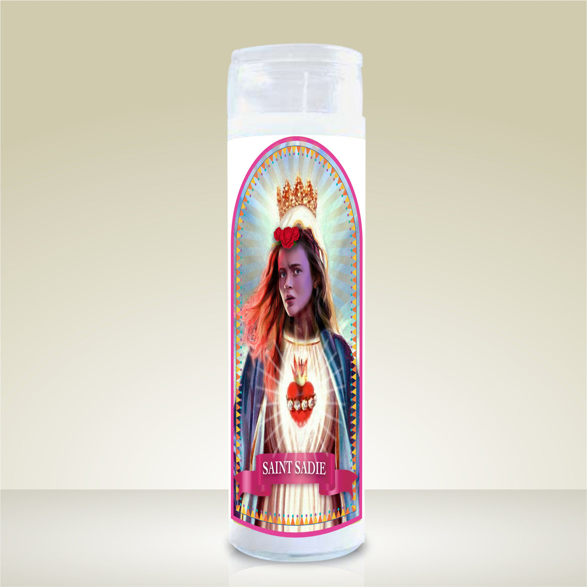 Novelty Celebrity Scented Prayer Candle Gift. Sadie (Copy)